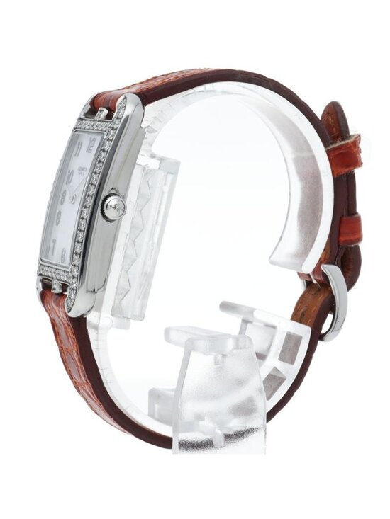 Hermes Nantucket Watch Diamond Bezel Shell Box SS main image 4
